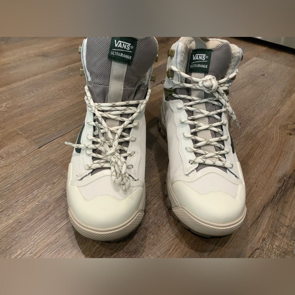 New Vans Ultrarange Exo Hi GORE-TEX MTE-3 Khaki Gum DEFCON White Men Sz 8 - Picture 4 of 8